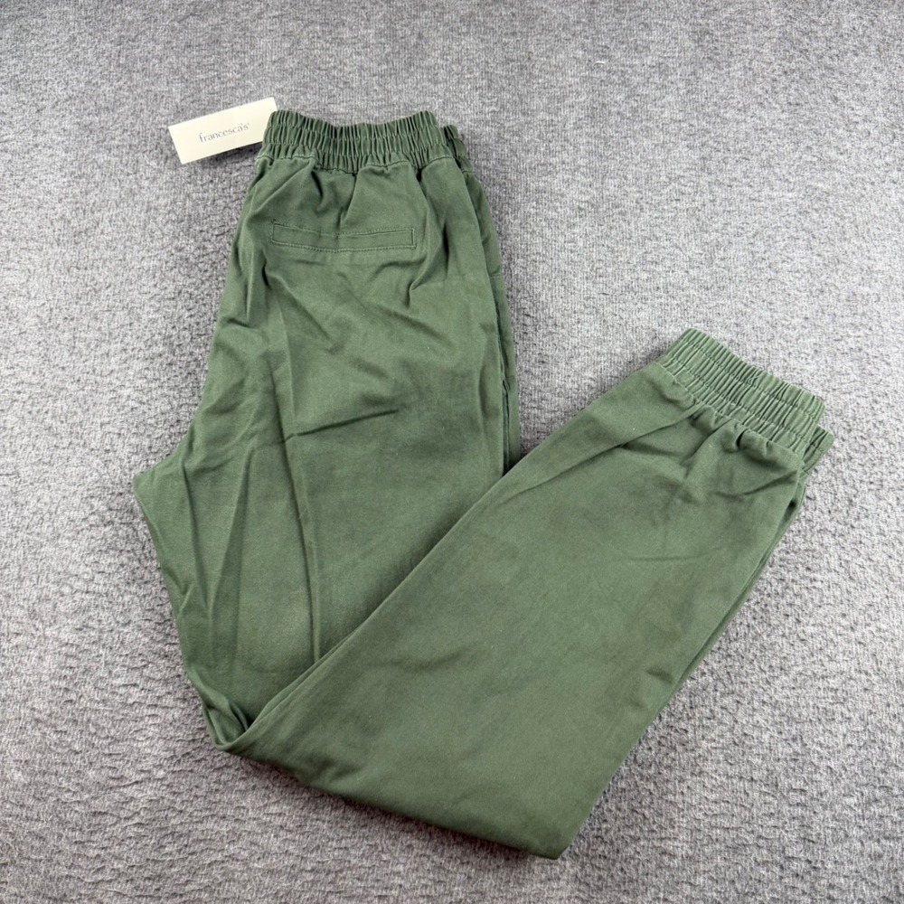 Blue Rain Jogger Pants Women's Small Olive Green Elastic Waist Drawstring NWT
